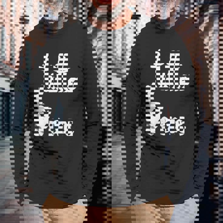 Tutto Bene イタリア語のいいことわざ Okay Good Excellent 長袖Tシャツ 高齢者への贈り物