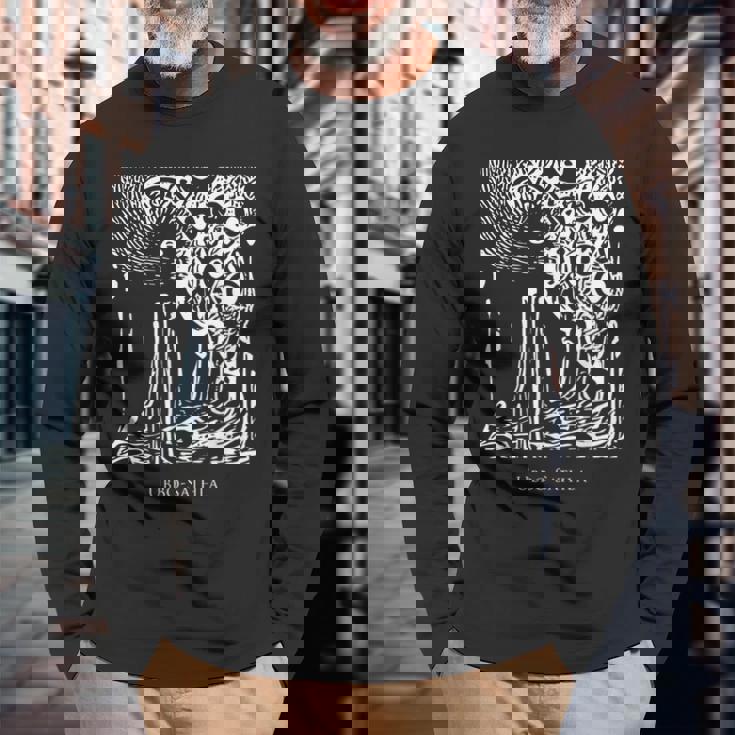 Ubbo-Sathla 宇宙ホラー グレートオールドクトゥルフ神話 Hpl 長袖Tシャツ 高齢者への贈り物