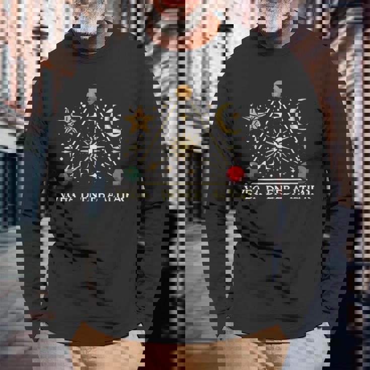 Vega Deneb Altair 夏の三角形の星座 星座 長袖Tシャツ 高齢者への贈り物