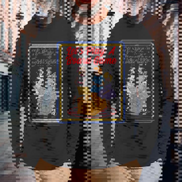 Vintage Horror Board Gameintage Child Game Horror 長袖Tシャツ 高齢者への贈り物