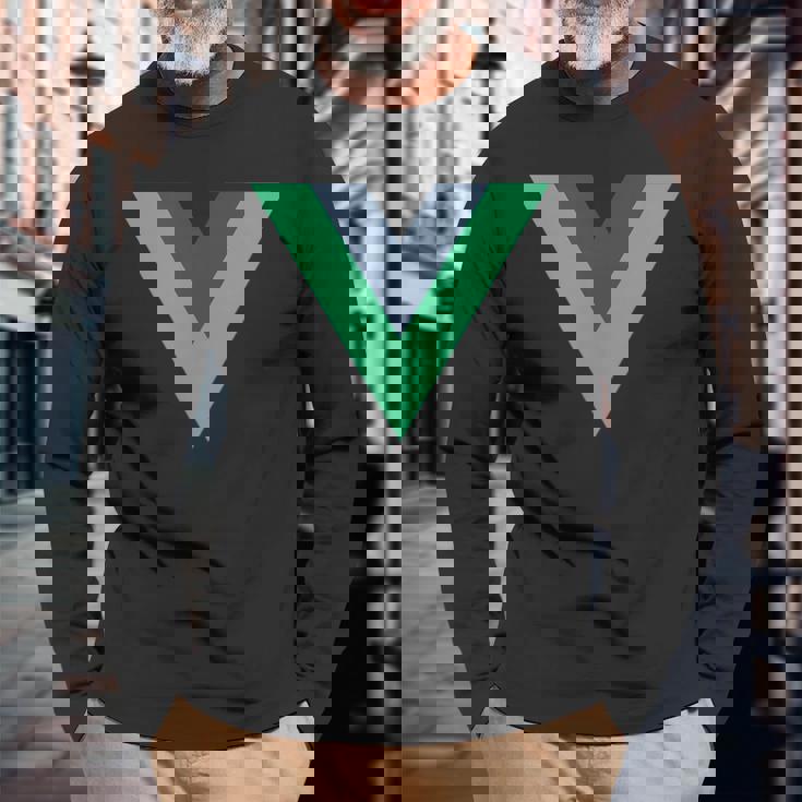 VuejsueJs 長袖Tシャツ 高齢者への贈り物