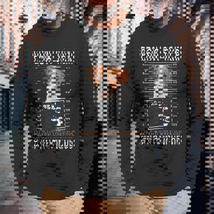 I Will Follow You Wherever You Go ジャック・ラッセル・テリア 長袖Tシャツ 高齢者への贈り物