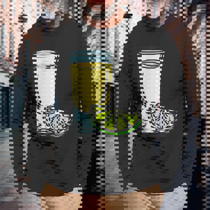 Wzb テキーラ 長袖Tシャツ 高齢者への贈り物