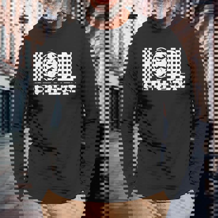 Xrp リップルコイン Hodlはxrp リップルクリプトホドラーです。 長袖Tシャツ 高齢者への贈り物