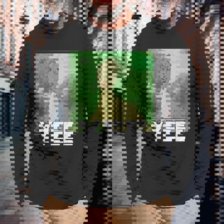 Yee 恐竜 長袖Tシャツ 高齢者への贈り物