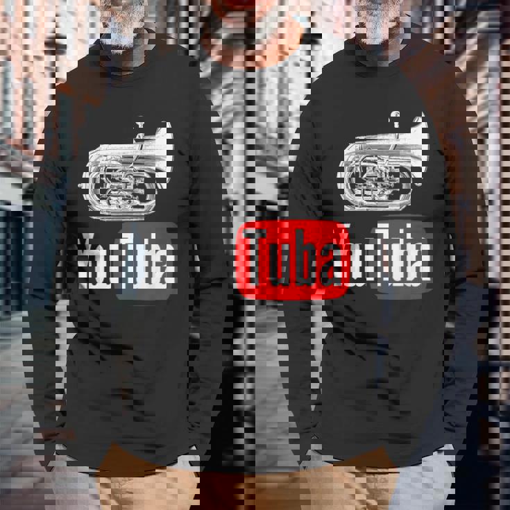 You Tuba Tuba マーチングバンド ユーフォニアム チューバ 長袖Tシャツ 高齢者への贈り物