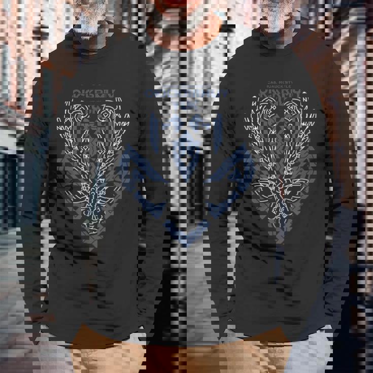 Yukユク白ver 長袖Tシャツ 高齢者への贈り物