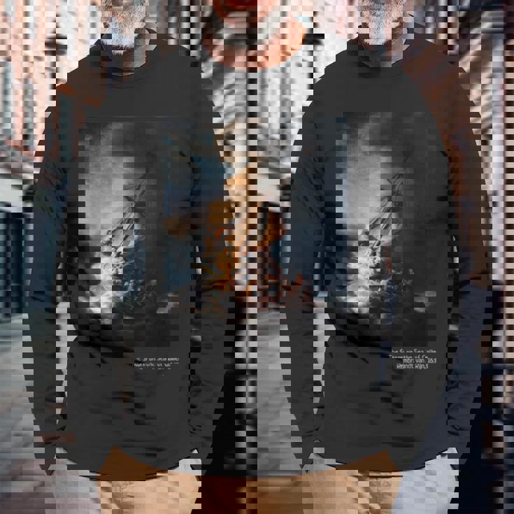 「Thetorm On Theea Of Galilee」ペイントアートtシャツ 長袖Tシャツ 高齢者への贈り物