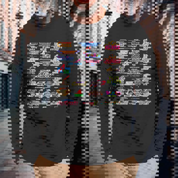 「ミュージックフロム コナミ アーケードシューティング」 長袖Tシャツ 高齢者への贈り物