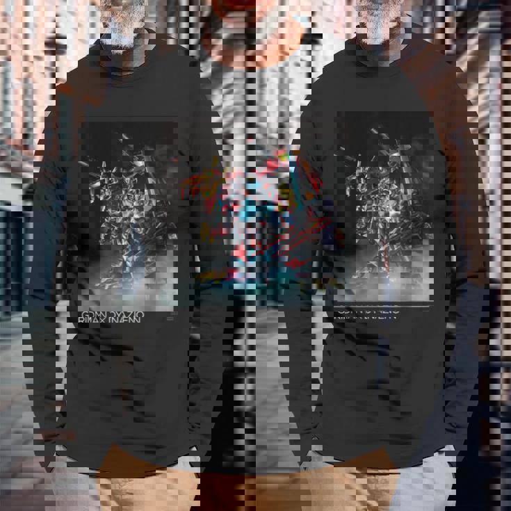 『Gridman×Dynazenon』劇場版制作決定ビジュアル 長袖Tシャツ 高齢者への贈り物