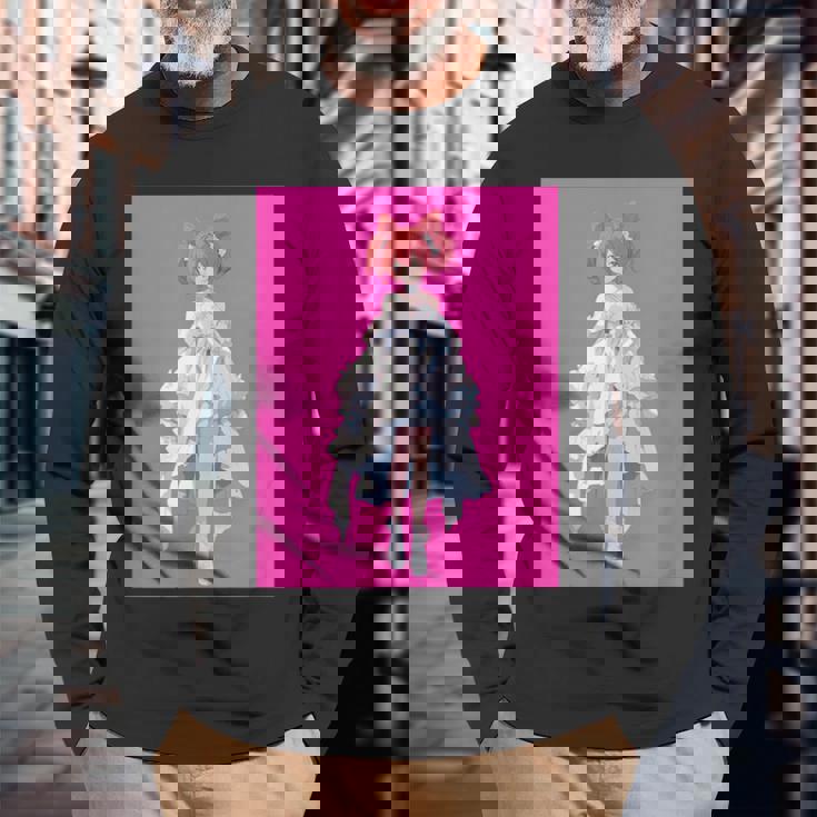 『Moyo』（成人）擬人化プロジェクト 長袖Tシャツ 高齢者への贈り物