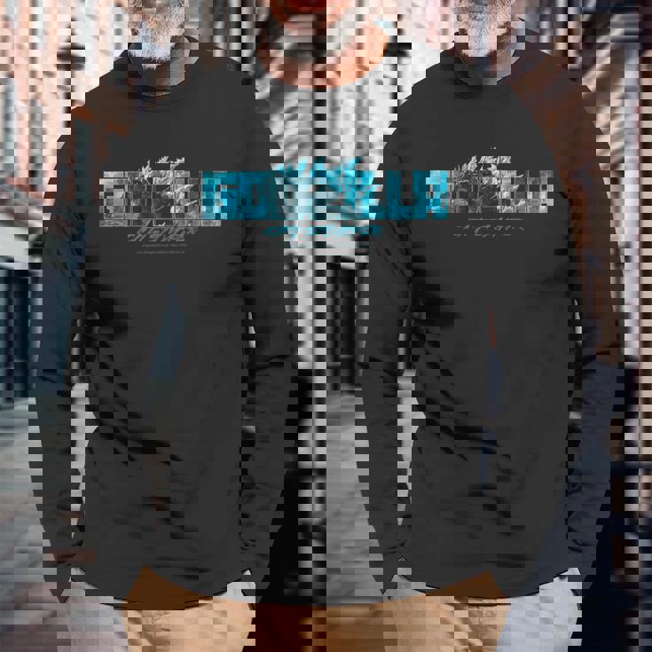 『ゴジラxコング 新たなる帝国』1 長袖Tシャツ 高齢者への贈り物