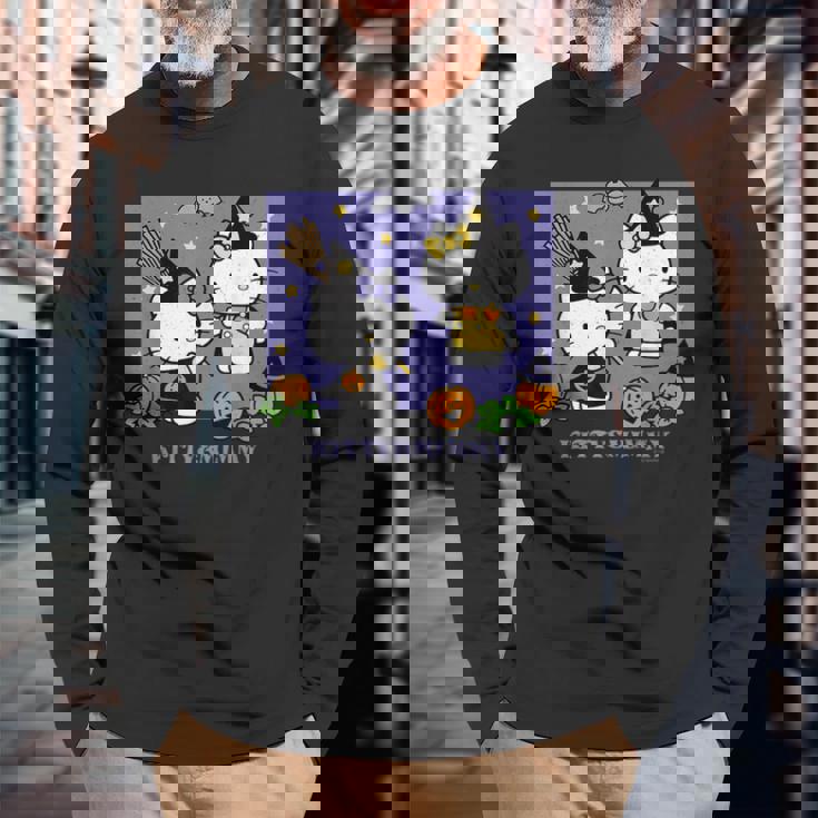 【ハロウィン特集】Usデザイン ハローキティ ミミィと一緒 長袖Tシャツ 高齢者への贈り物