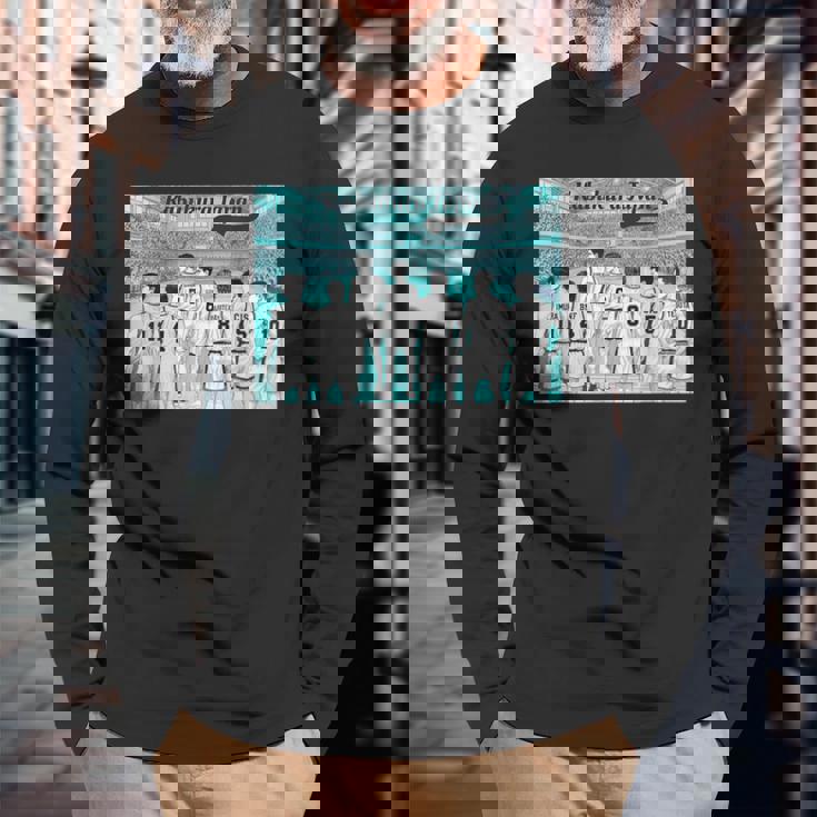 【株クラデザイングッズ】株クラジャパン 株クラセブン 長袖Tシャツ 高齢者への贈り物