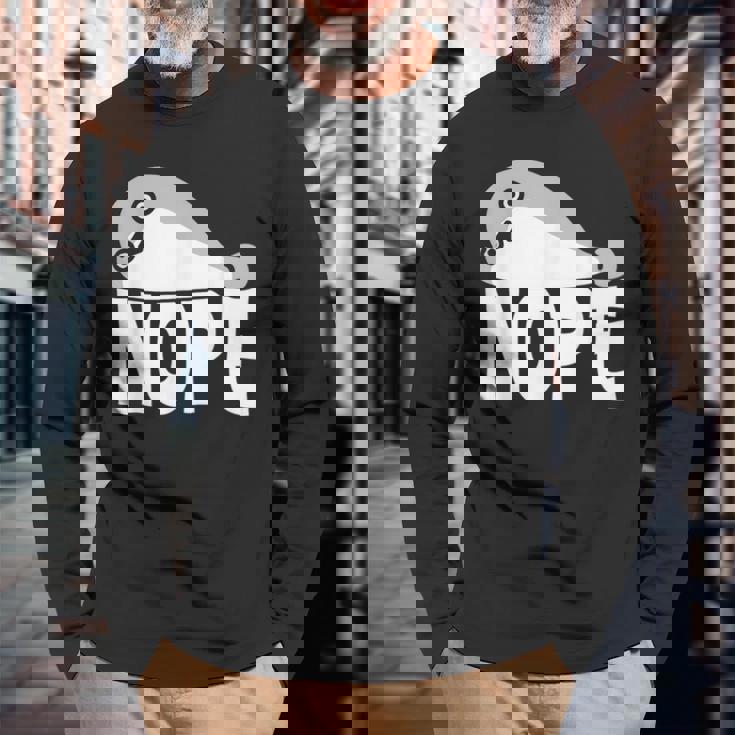 いや、面白いサカバンバスピスフィッシュミーム 長袖Tシャツ 高齢者への贈り物