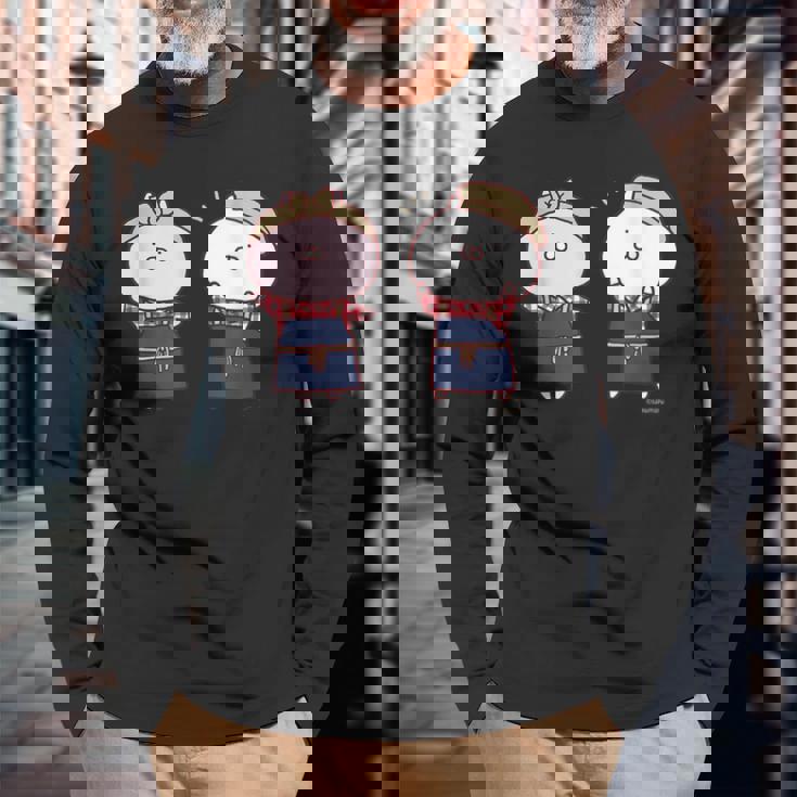 うさまる うさまるとうさこ ダークカラー 長袖Tシャツ 高齢者への贈り物