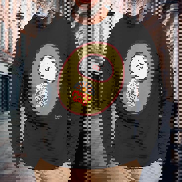 うさまる キウイまる ダークカラー 長袖Tシャツ 高齢者への贈り物