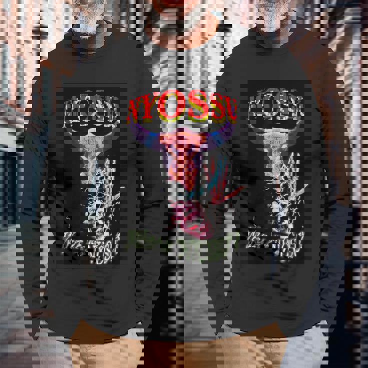 うびびびびはんじょう 長袖Tシャツ 高齢者への贈り物