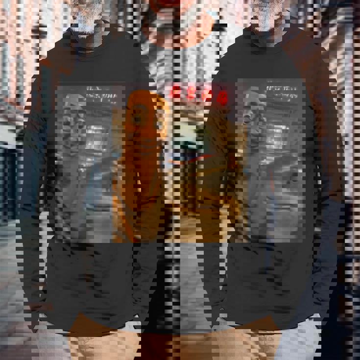 おもしろい Tung Tung Tungahur Tralero Tralalaelfie Brainrot 長袖Tシャツ 高齢者への贈り物