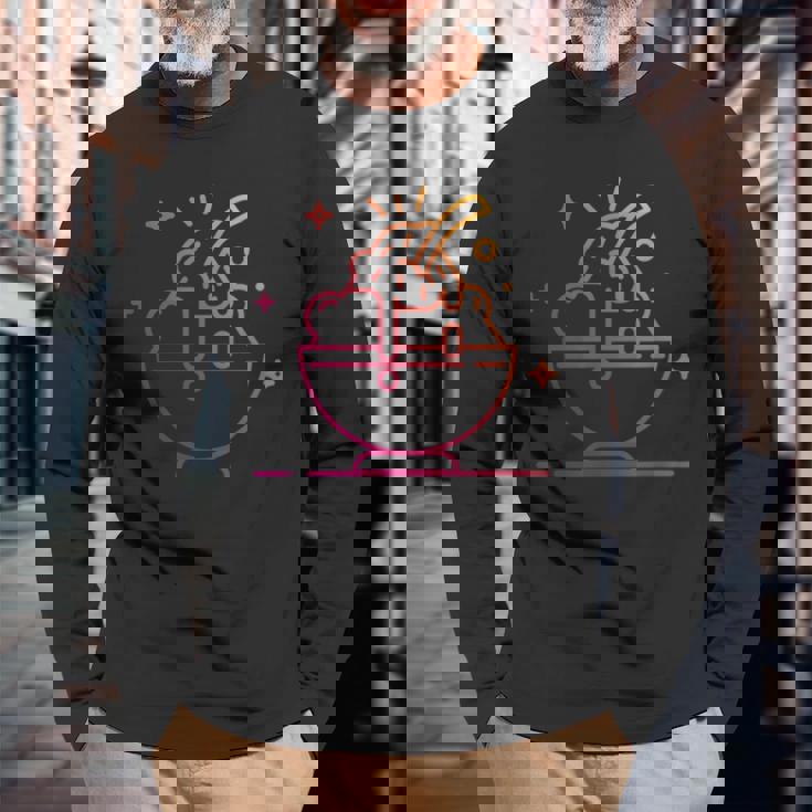 かき氷のように 長袖Tシャツ 高齢者への贈り物