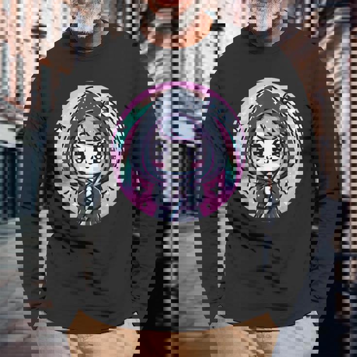 かわいい死神 カワイイパステルゴス 長袖Tシャツ 高齢者への贈り物