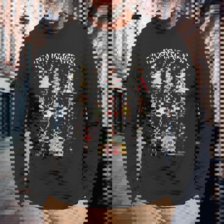 くるみ割り人形 クリスマス クリスマス ファミリー マッチング パジャマ オーナメント 長袖Tシャツ 高齢者への贈り物