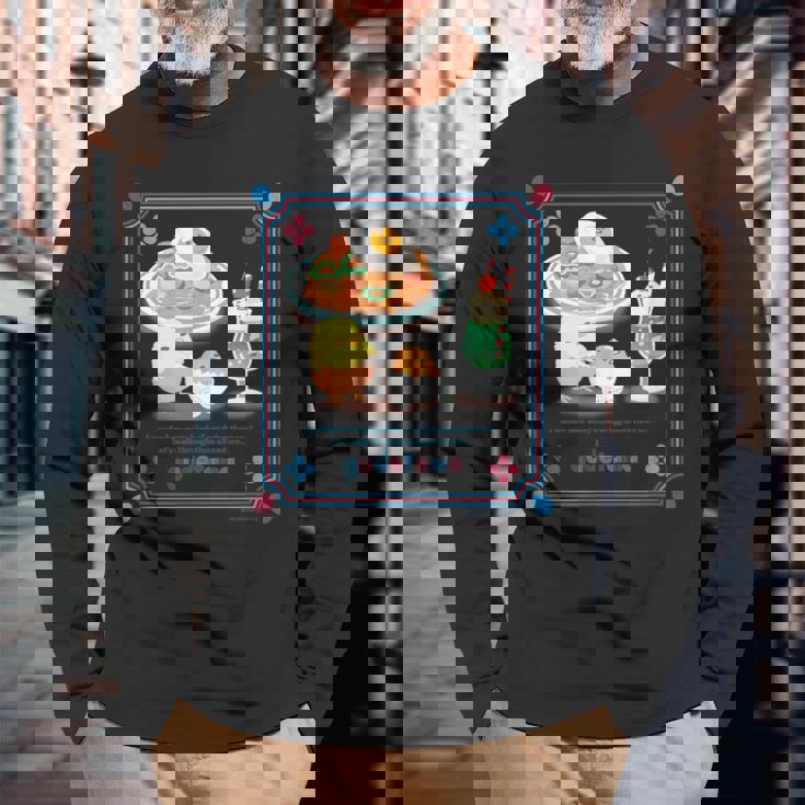 ぐでたま レトロ 長袖Tシャツ 高齢者への贈り物