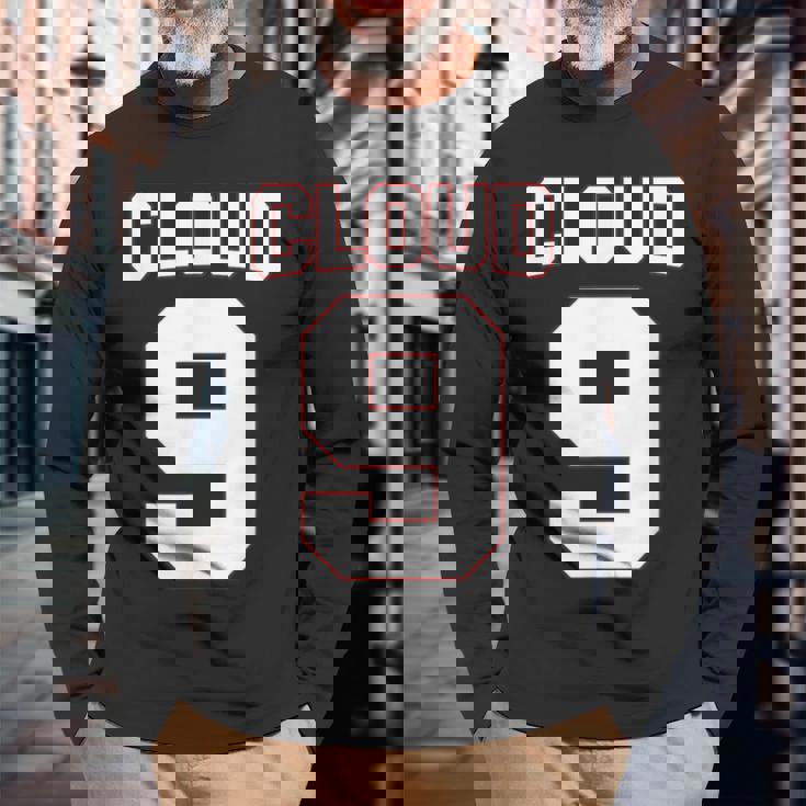 この面白いコスチュームでクラウド9の穏やかな体験をしてください。 長袖Tシャツ 高齢者への贈り物