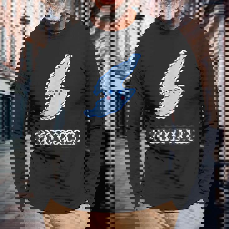 さどくんadokun 佐渡島【非公式 キャラクター】佐渡ヶ島 お土産かわいい 地図 面白 長袖Tシャツ 高齢者への贈り物