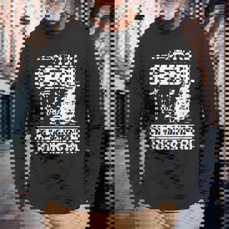 それは君には理解できないだろうスナネズミのことだ 長袖Tシャツ 高齢者への贈り物