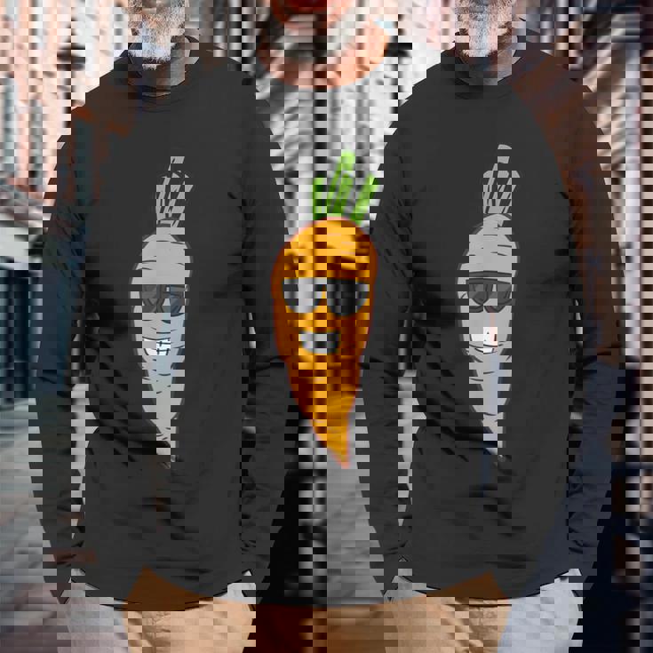 にんじん ハロウィン コスチューム 野菜 にんじん 長袖Tシャツ 高齢者への贈り物