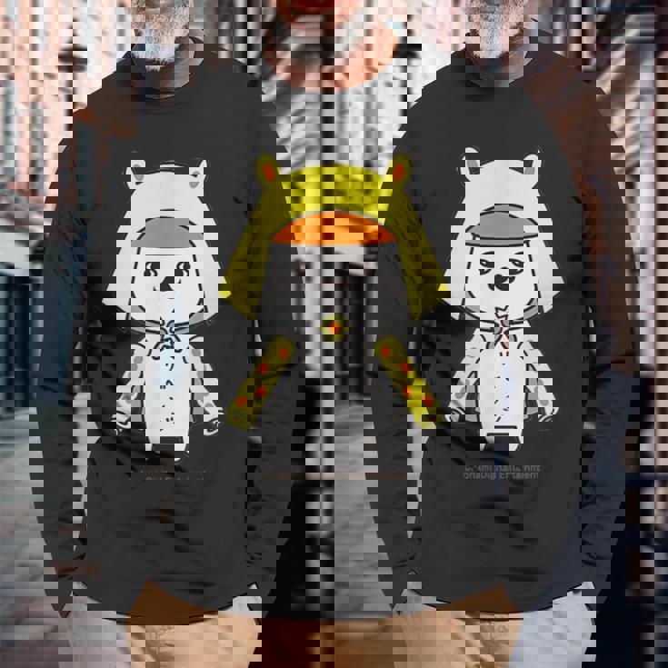 ひなビタスタンプ ひなちくん01 長袖Tシャツ 高齢者への贈り物