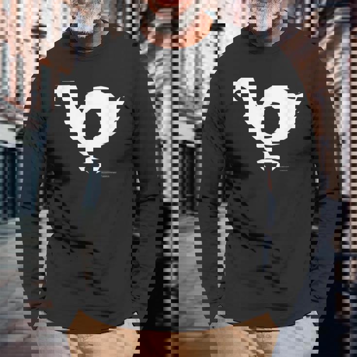 アイコンシリーズ 破裏拳ポリマー A 長袖Tシャツ 高齢者への贈り物