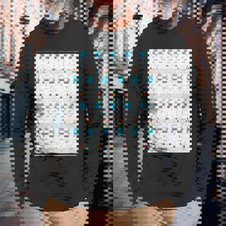 アイスクリームソーダ かわいい スイーツ 長袖Tシャツ 高齢者への贈り物