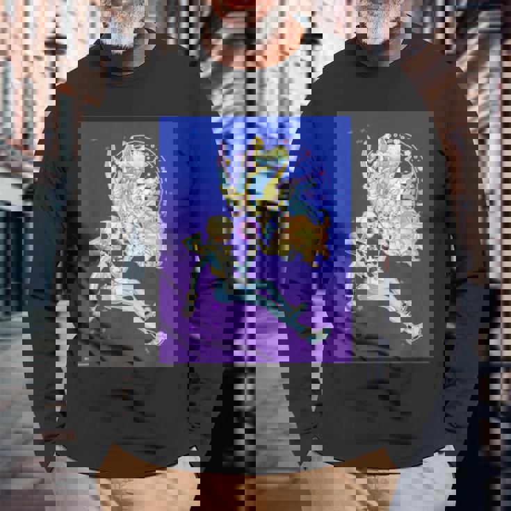 アイドルランドプリパラ デザインb 長袖Tシャツ 高齢者への贈り物