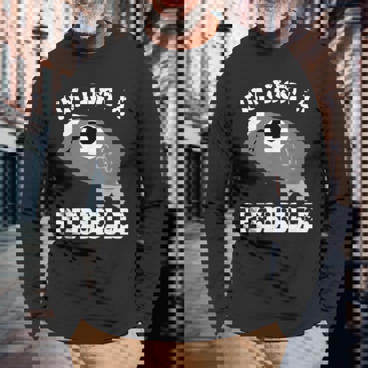 アイム・ジャスト・ア・ペブル・ダンディーズ・ワールド 長袖Tシャツ 高齢者への贈り物