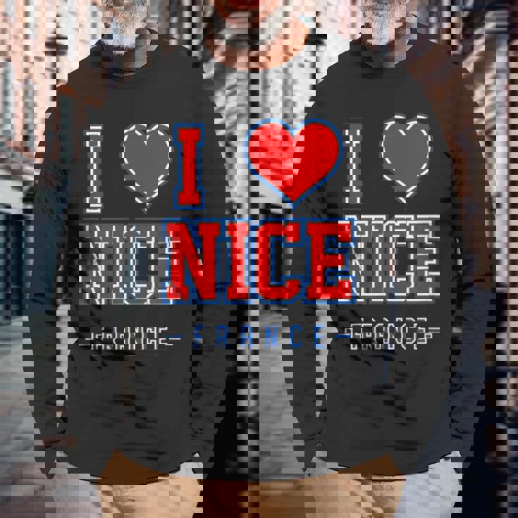 アイラブニースフランス 長袖Tシャツ 高齢者への贈り物