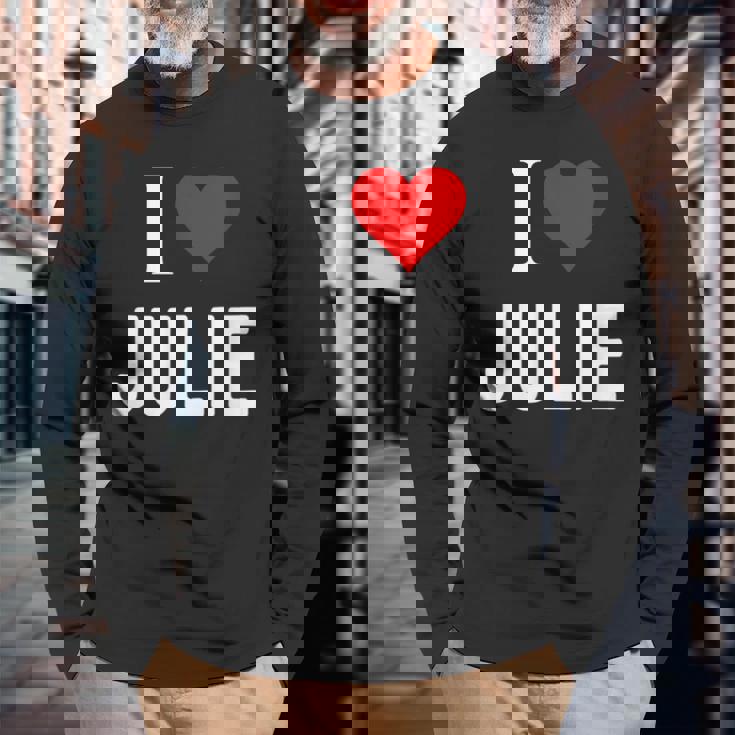 アイ・ラブ・ジュリー 長袖Tシャツ 高齢者への贈り物