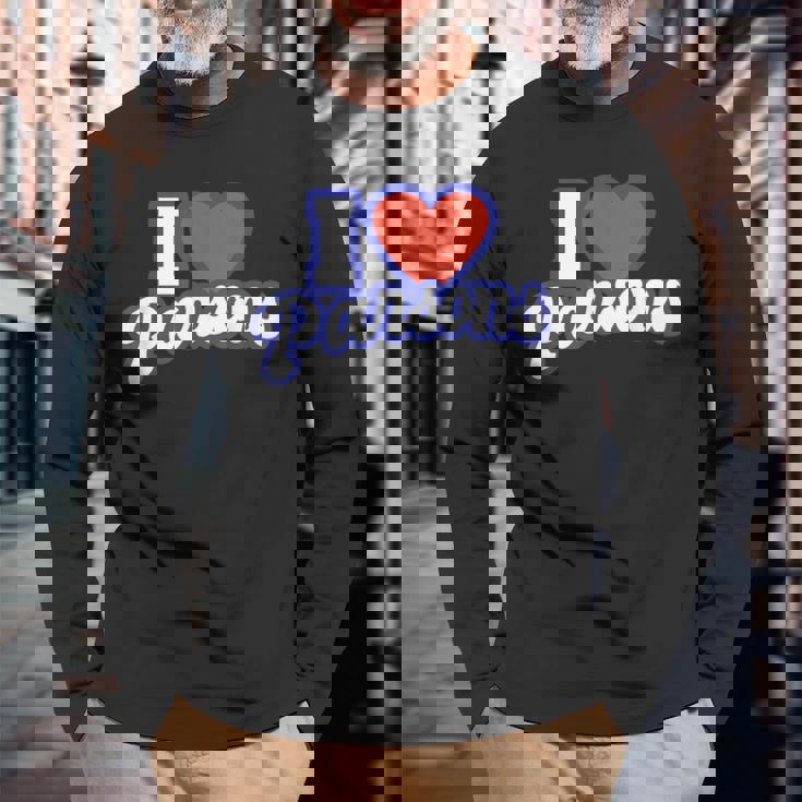 アイ・ラブ・パーソンズ 長袖Tシャツ 高齢者への贈り物