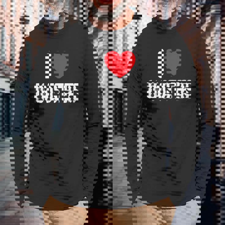 アイ・ラブ・ロードスター 長袖Tシャツ 高齢者への贈り物