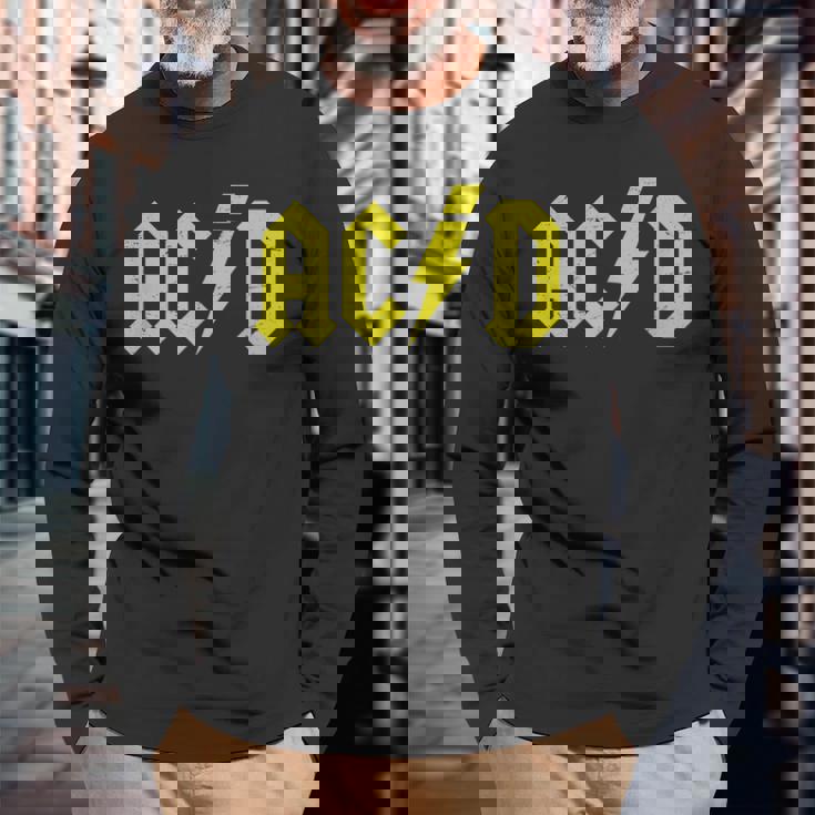 アシッドハウス テクノロック 電子ロック Edm音楽祭 長袖Tシャツ 高齢者への贈り物