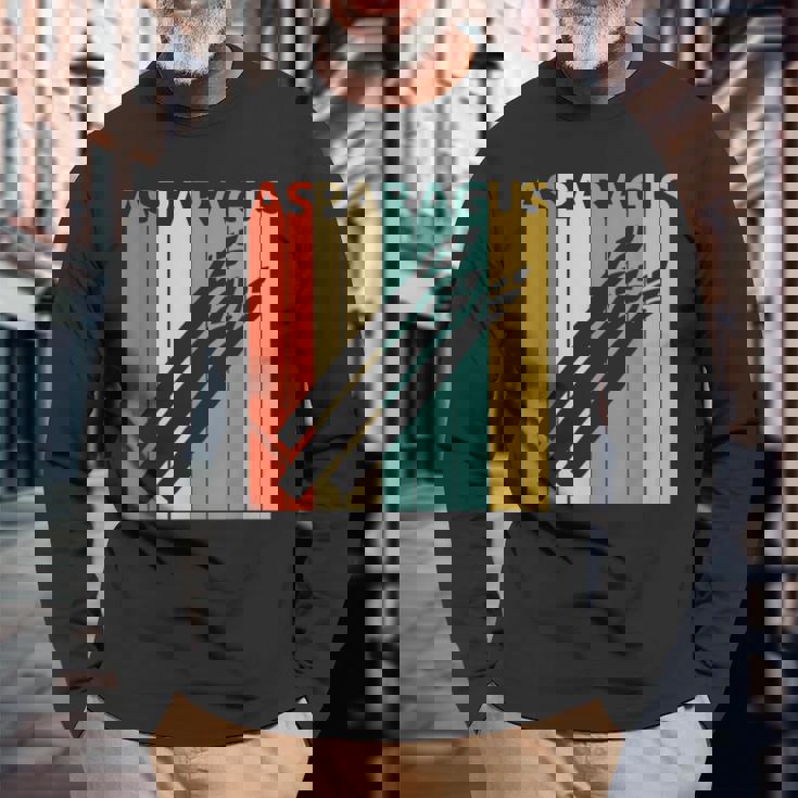 アスパラガス コスチューム 長袖Tシャツ 高齢者への贈り物