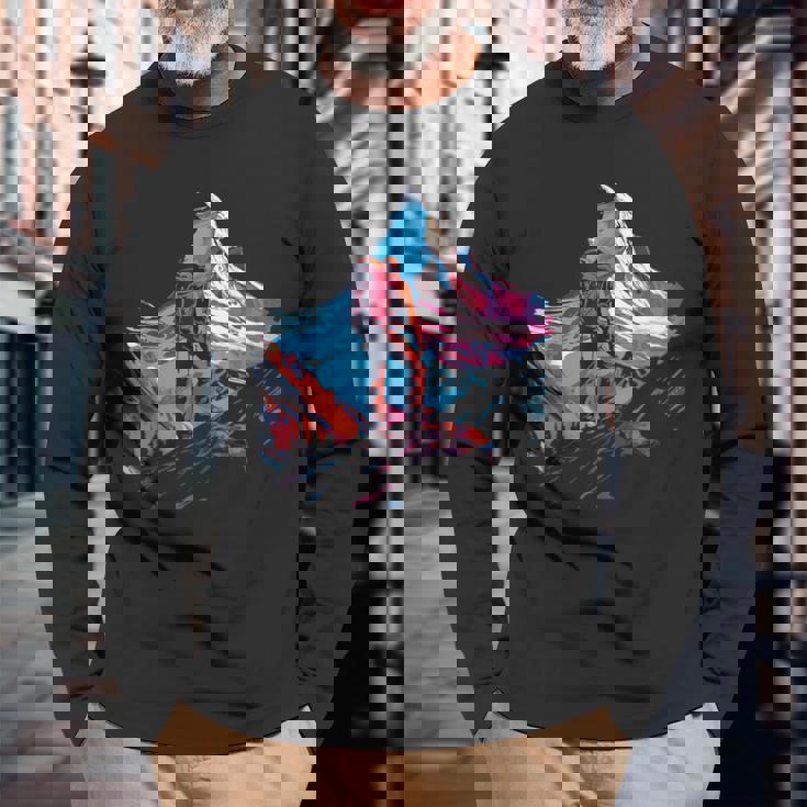 アドベンチャー登山 長袖Tシャツ 高齢者への贈り物