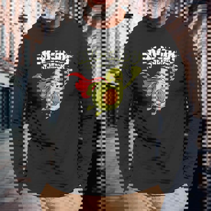 アボカド レスキュー トゥ ザ レスキュー 長袖Tシャツ 高齢者への贈り物