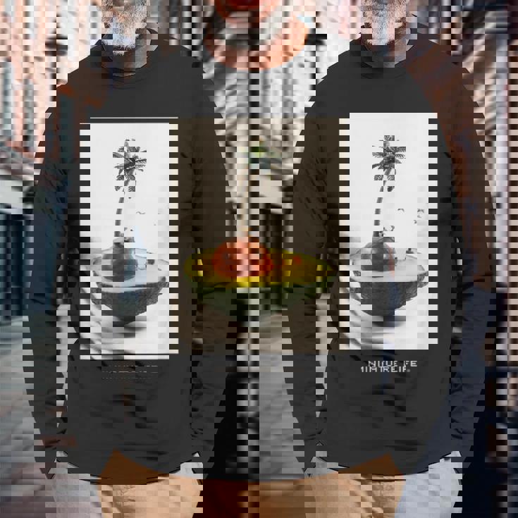 アボカ島 長袖Tシャツ 高齢者への贈り物