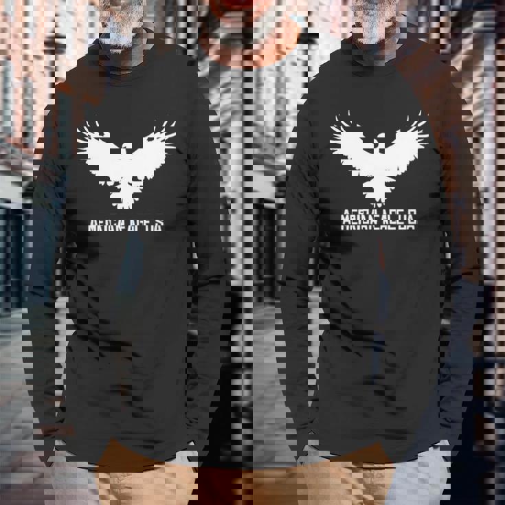 アメリカンイーグル Usa ハクトイーグルシルエット 長袖tシャツ 長袖Tシャツ 高齢者への贈り物