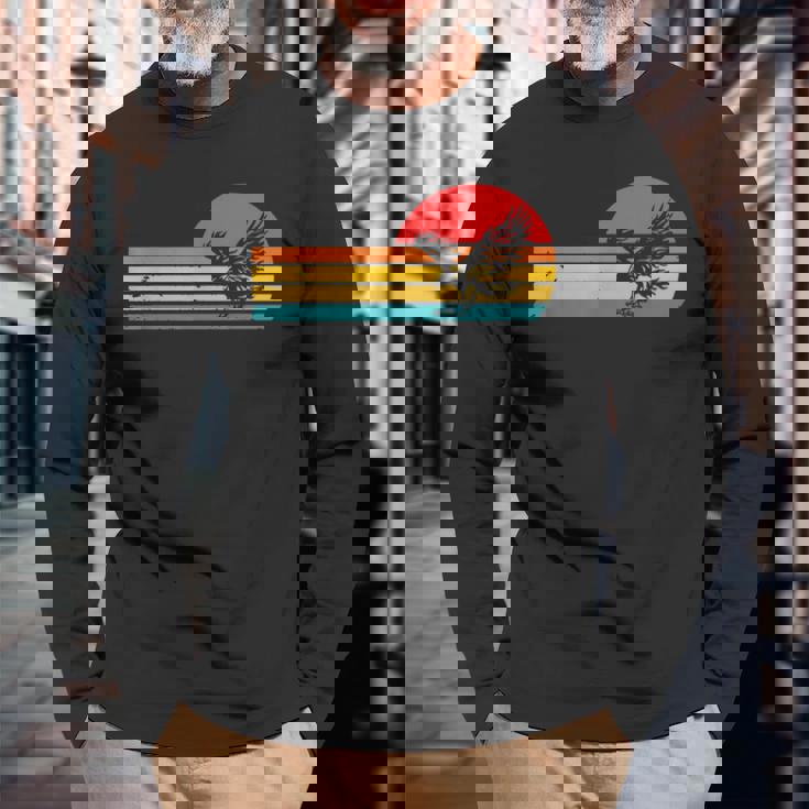 アメリカンイーグル レトロ ヴィンテージ 80年代イーグル 長袖Tシャツ 高齢者への贈り物