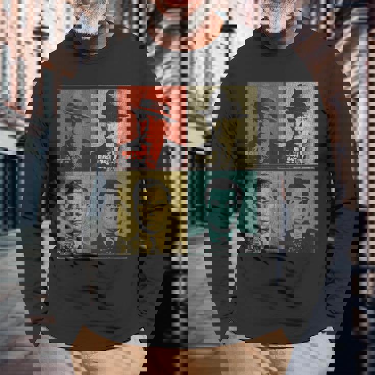 アメリカン・ギャングスターズ マフィア・ボス 長袖Tシャツ 高齢者への贈り物