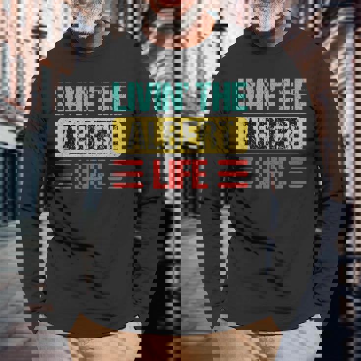 アルバート名 長袖Tシャツ 高齢者への贈り物