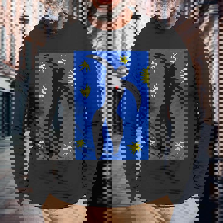 アンリ・マティス イカロス 長袖Tシャツ 高齢者への贈り物